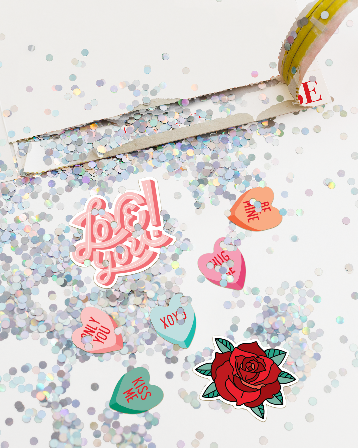 Endless I Love You Glitter & Stickers