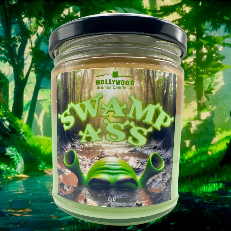 Swamp Ass Green Ogre Candle