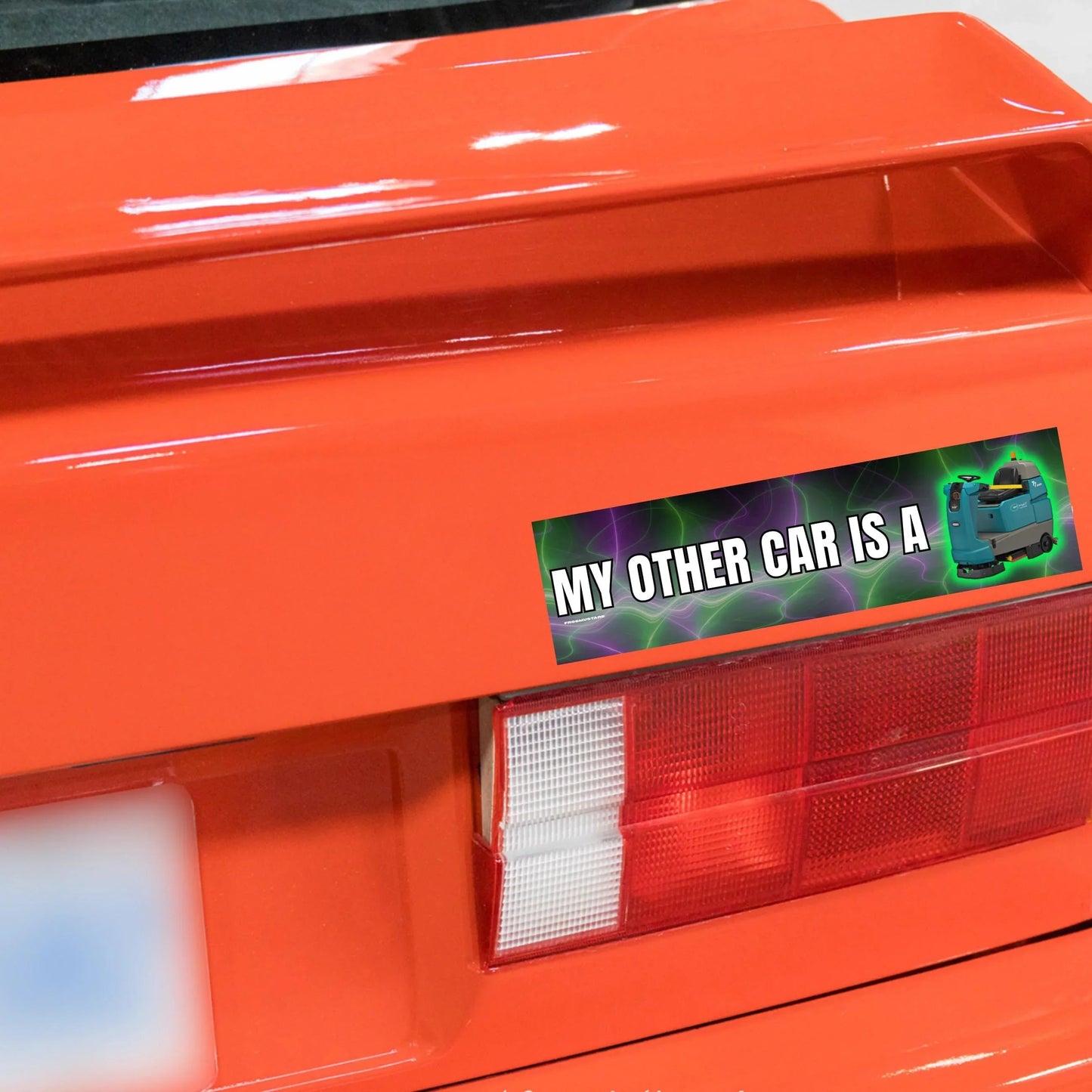 My Other Car is a Commercial Floor Scrubber Bumper Sticker
