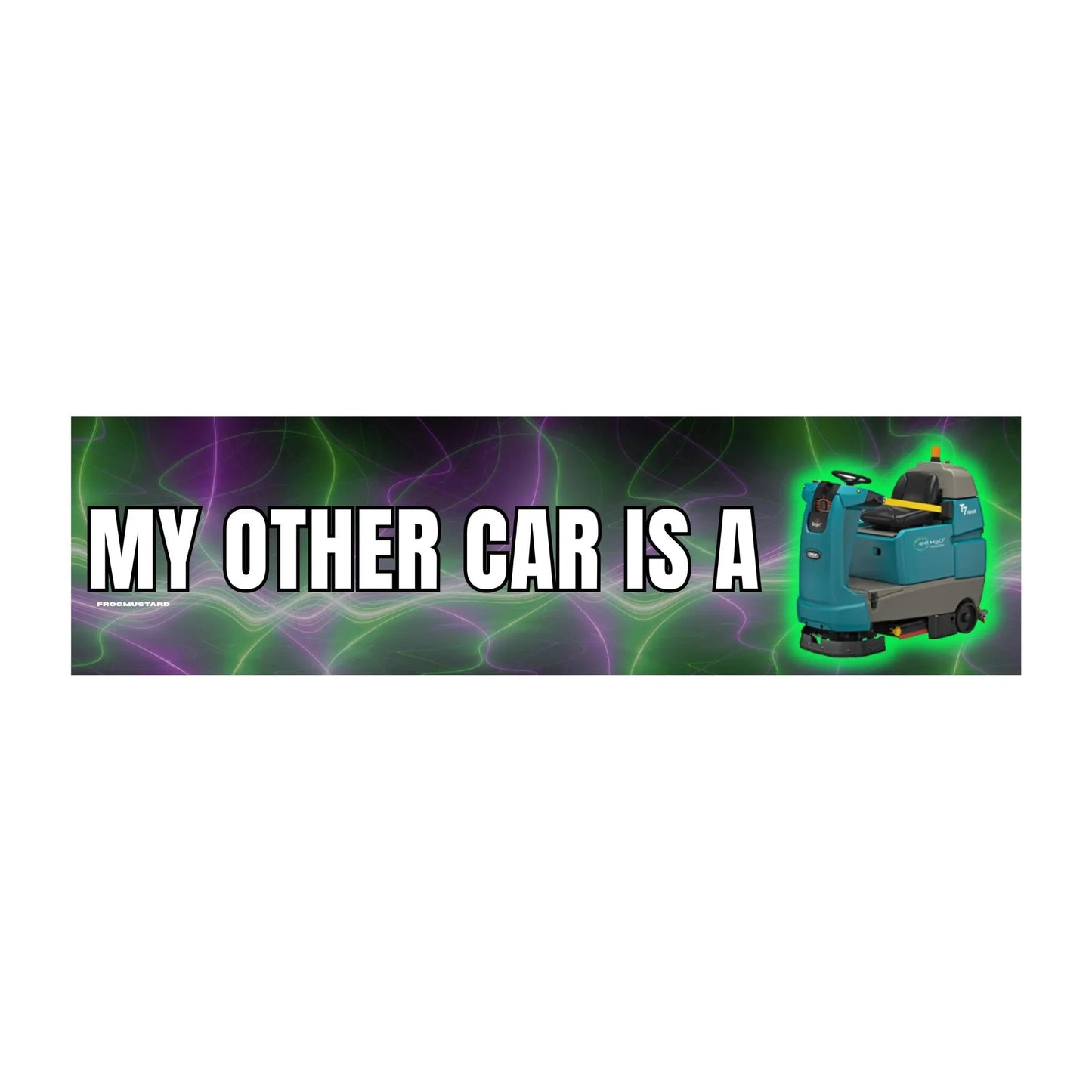 My Other Car is a Commercial Floor Scrubber Bumper Sticker