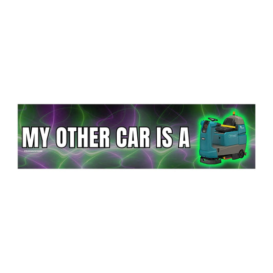 My Other Car is a Commercial Floor Scrubber Bumper Sticker