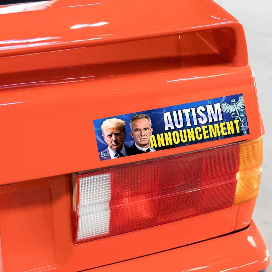 Autism Announcement Bumper Sticker