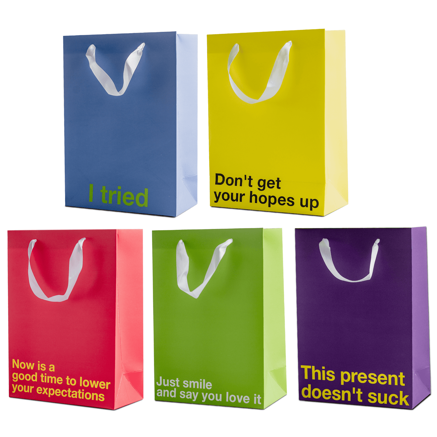 Colored Gift Bag Set