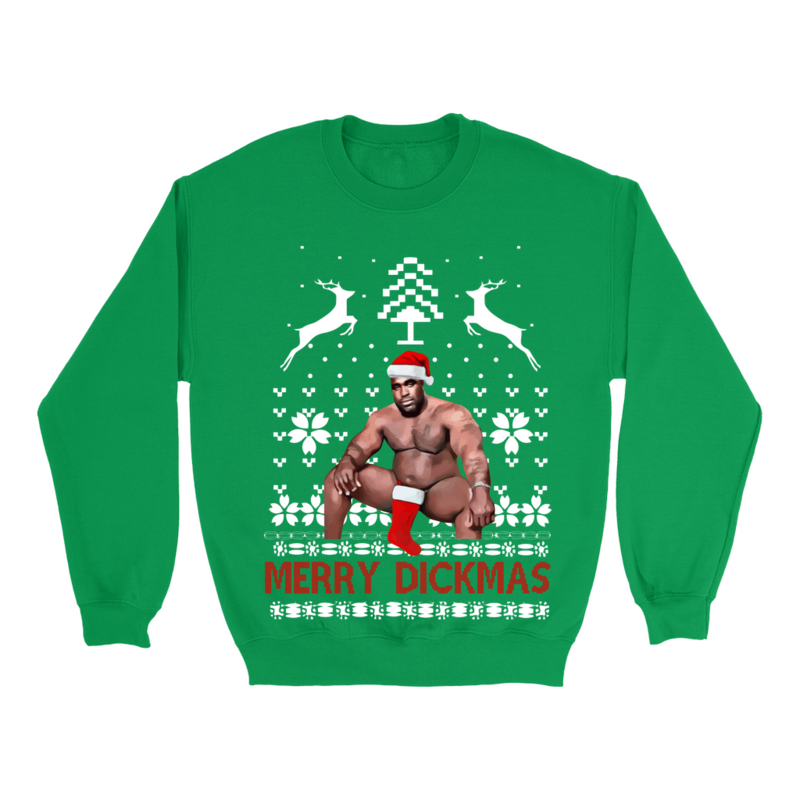Barry Merry Dickmas Funny Ugly Sweater Christmas Sweatshirt