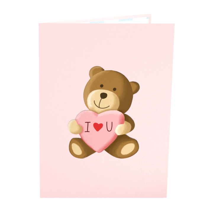 Bad Bear Inappropriate 3D Greeting Card