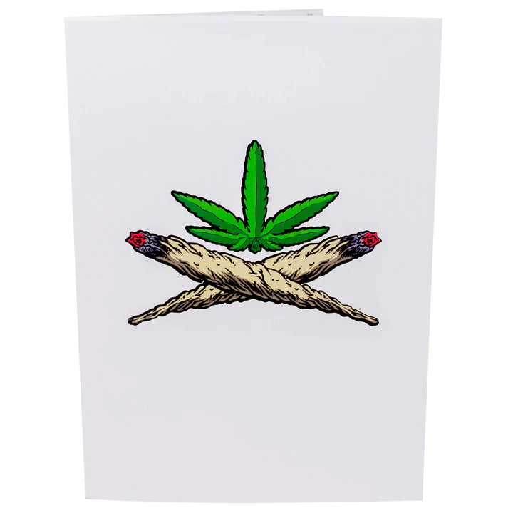 Cannibisism 3D Weed Card