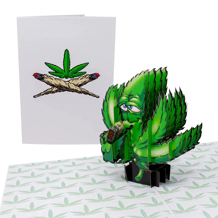 Cannibisism 3D Weed Card