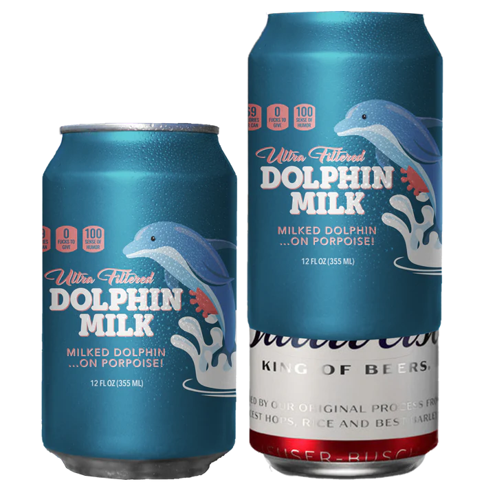 Dolphin Milk Beersy Silicone Sleeve