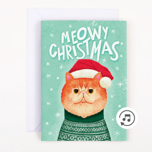 Endless Meowy Christmas With Glitter