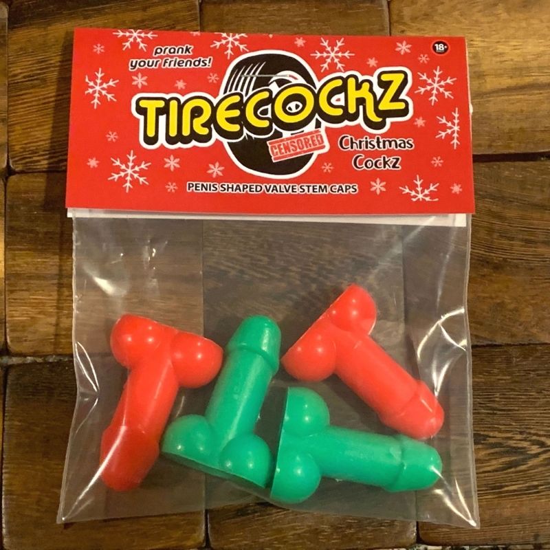 TireCockz Prank Valve Stem Caps Christmas Edition
