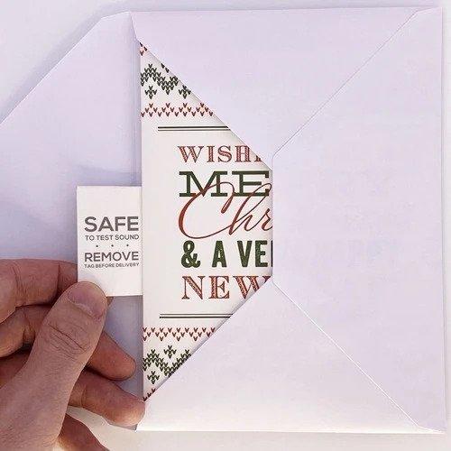 Endless Prank Christmas Holiday Card with Glitter
