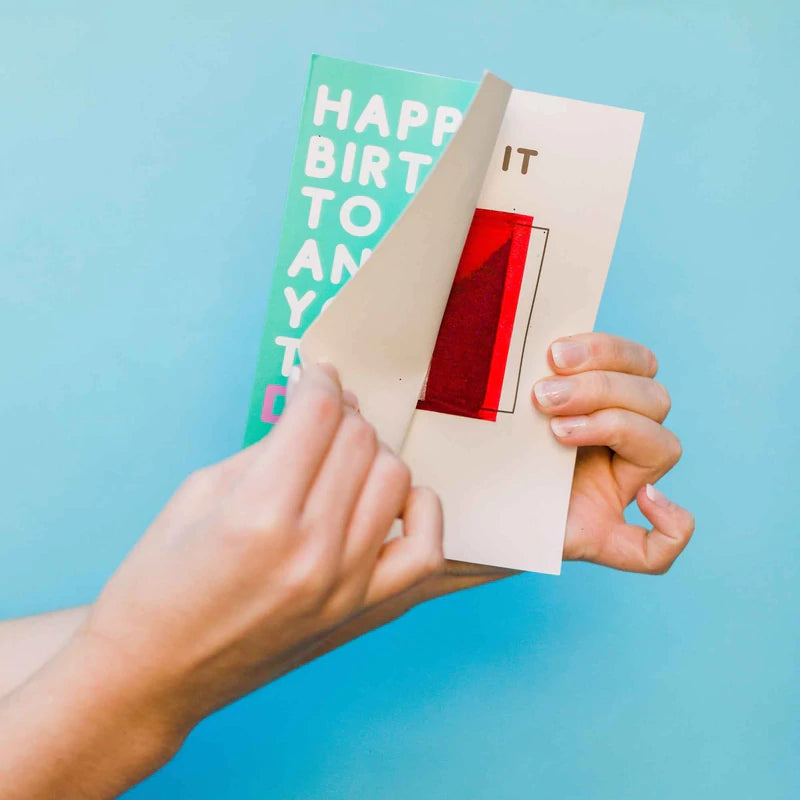 Happy Birthday to You and Your Tiny Penis (NSFW) - Glitter Bomb Card