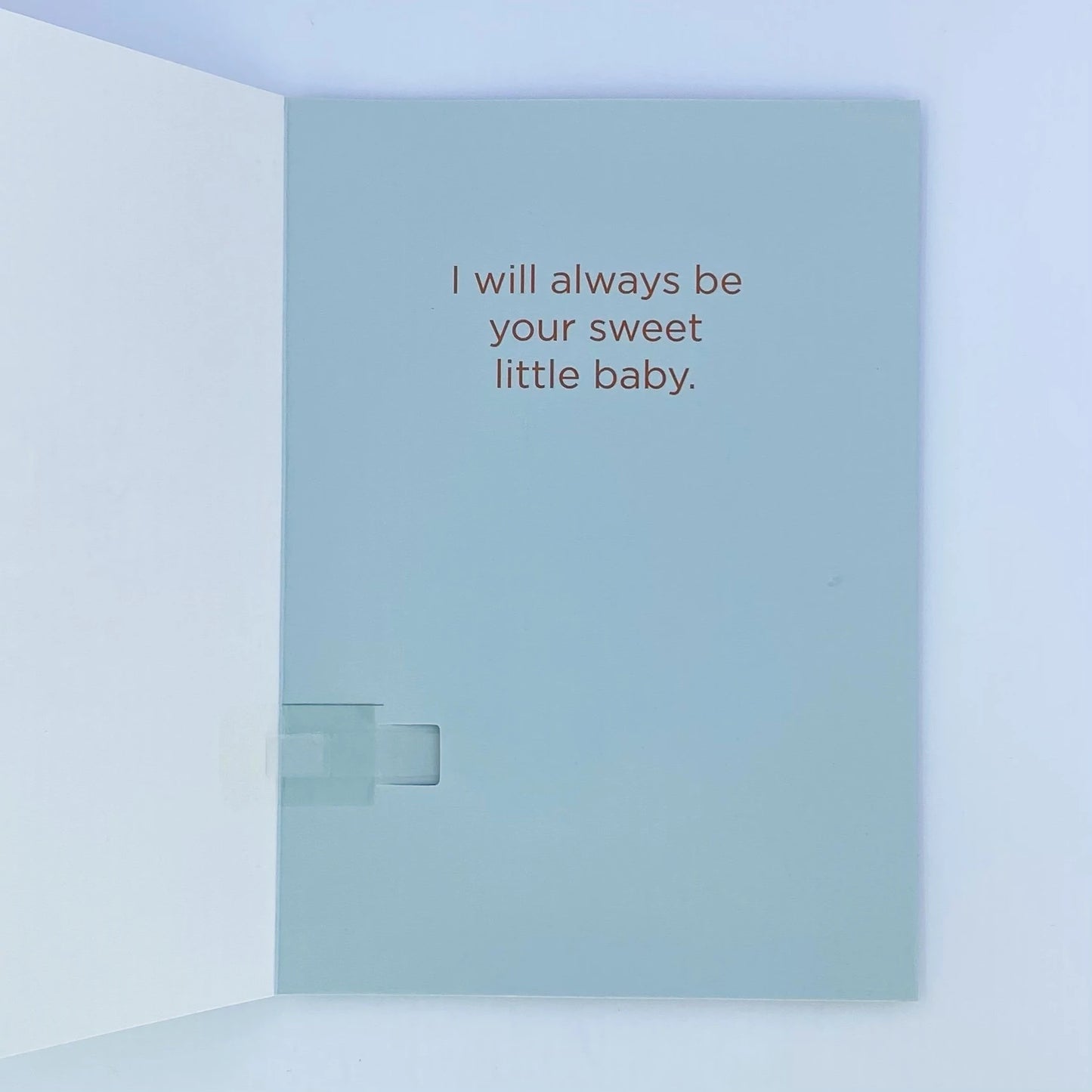 Endless Crying Baby Prank Mother's Day Card With Glitter