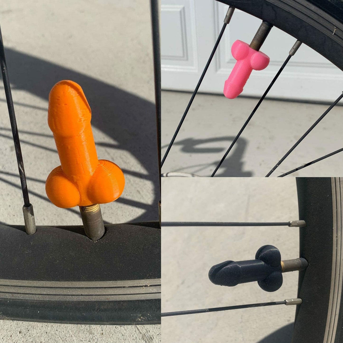 Tirecockz Prank Dick Shaped Valve Stem Caps