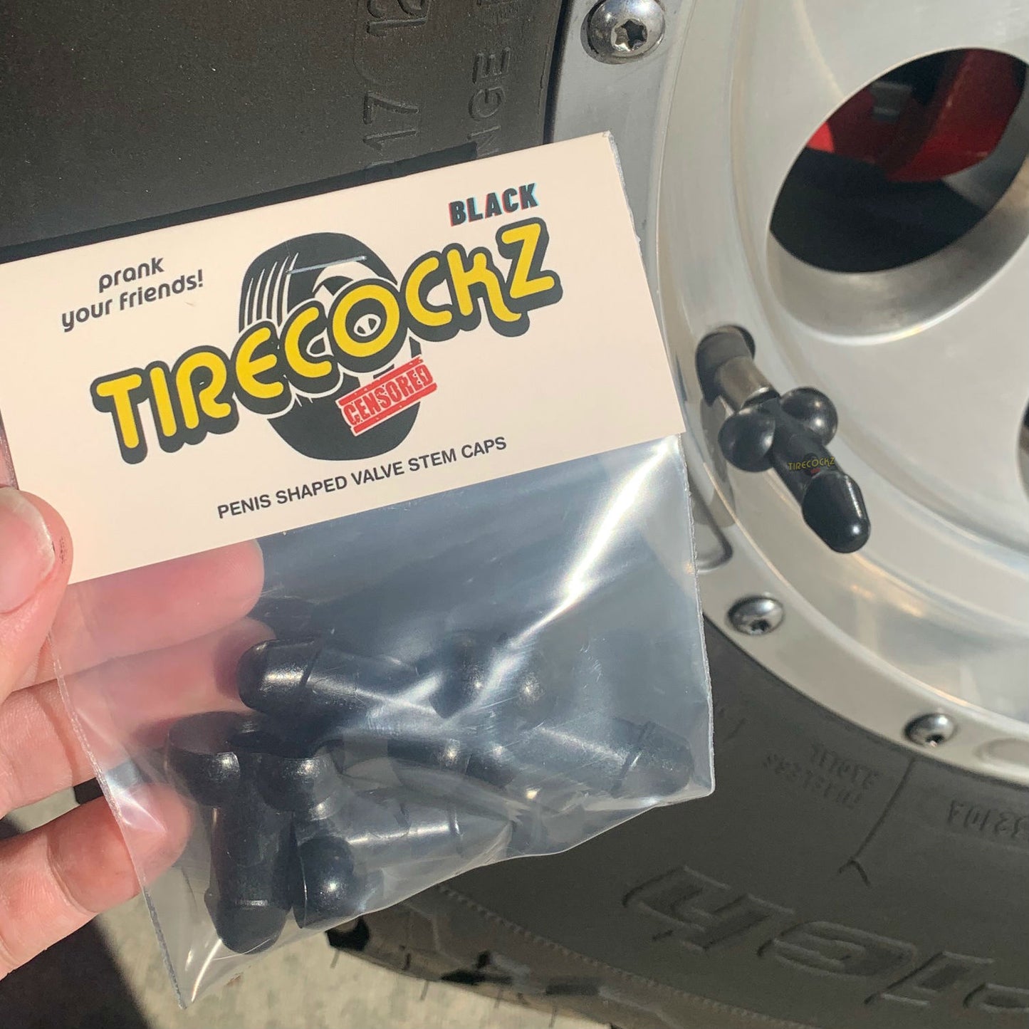 Tirecockz Prank Dick Shaped Valve Stem Caps