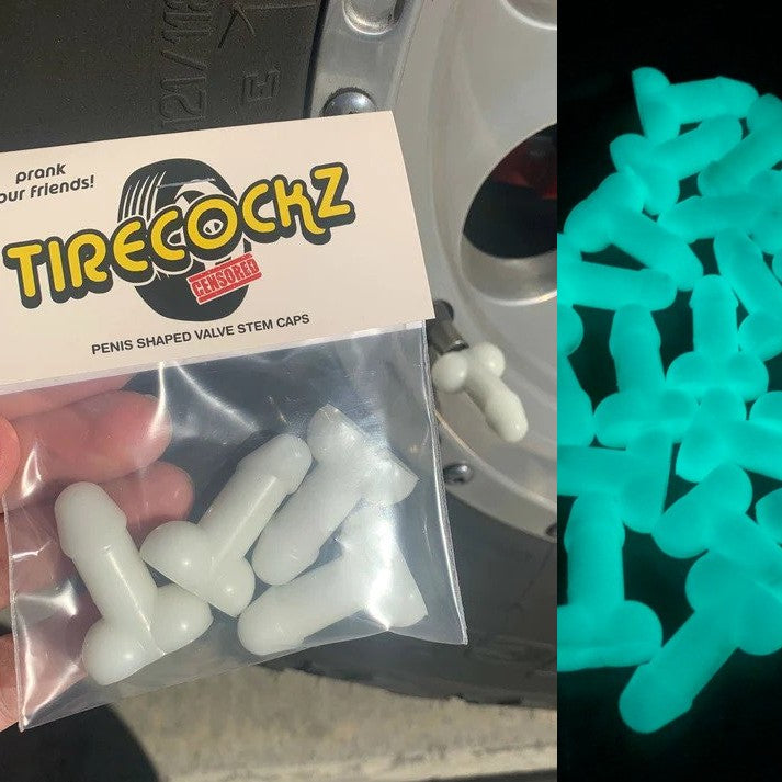 Tirecockz Prank Dick Shaped Valve Stem Caps