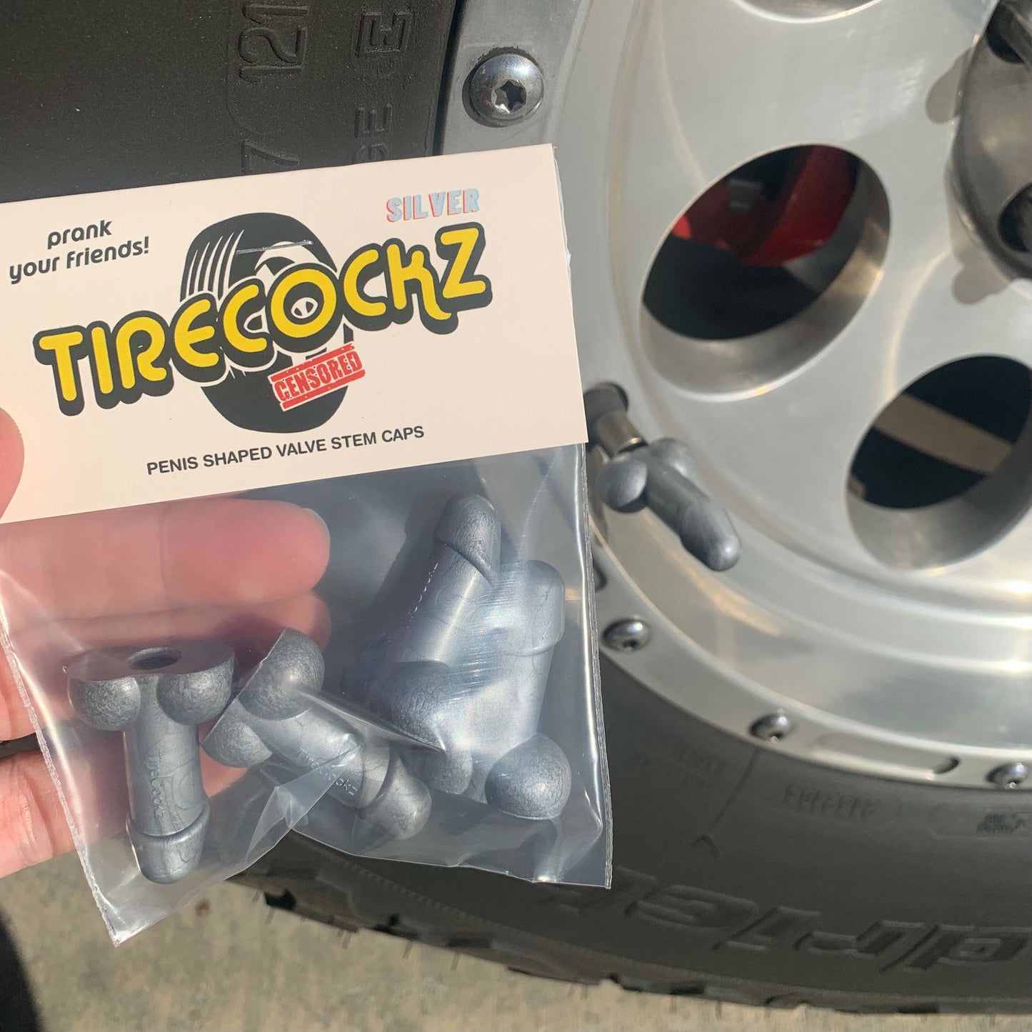 Tirecockz Prank Dick Shaped Valve Stem Caps